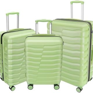 LIGHT FLIGHT Carry On Luggage 22x14x9 Airline Approved, Durable Hard Shell Carry On Suitcases with Wheels, Expandable Hardside Lightweight Travel Luggage with TSA Lock